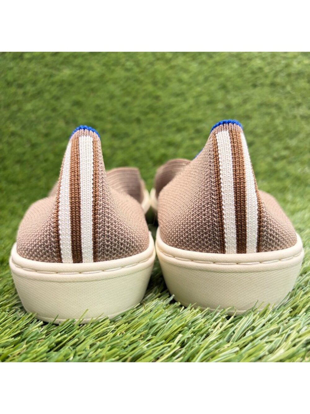 Rothy's The Original Womens Size 7.5 Tan Casual Walking Slip On Shoes Sneakers - Picture 6 of 9